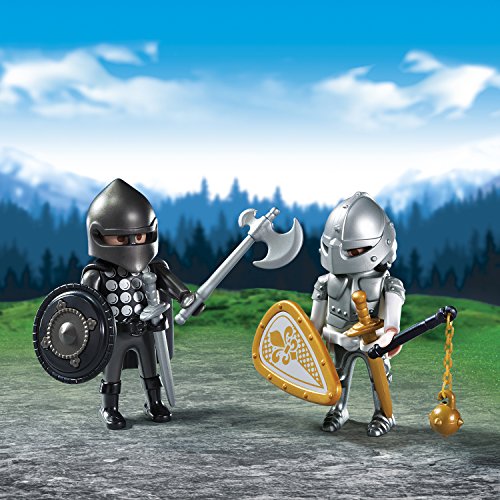 PLAYMOBIL Duo Pack- Knights' Rivalry Duo Pack Figura con Accesorios, Multicolor (6847)