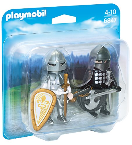 PLAYMOBIL Duo Pack- Knights' Rivalry Duo Pack Figura con Accesorios, Multicolor (6847)