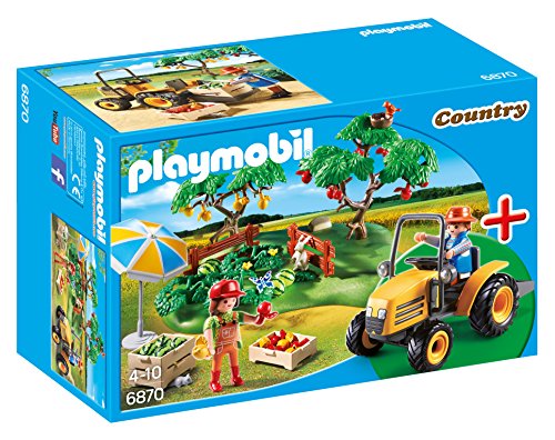 Playmobil StarterSet - Country Cosecha de la Huerta Playsets de Figuras de jugete, Color Multicolor (Playmobil 6870)