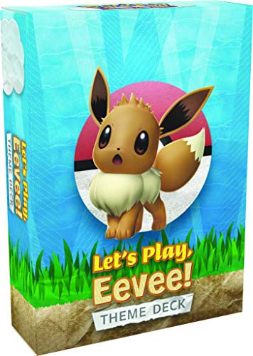 Pokémon POK80615 TCG: Let's Play Pikachu/Eevee Theme Deck (uno al azar), varios colores , color/modelo surtido