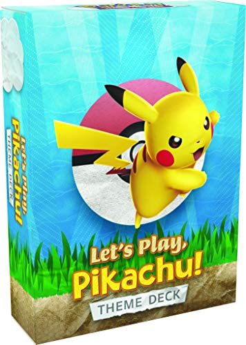 Pokémon POK80615 TCG: Let's Play Pikachu/Eevee Theme Deck (uno al azar), varios colores , color/modelo surtido