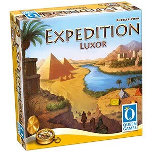 Queen Games 10382 Expedition Luxor - Juego de mesa, Multicolor