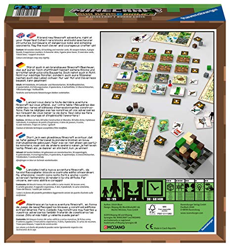 Ravensburger - Minecraft: Builders & Biomes Juego de Mesa, Light Strategy, 2-4 Jugadores, Edad Recomendada 10+