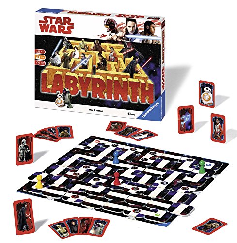 Ravensburger Star Wars Labyrinth The Last Jedi- Juego de Laberinto