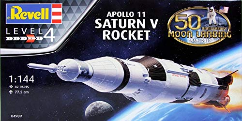 Revell- Apollo Saturn V Maqueta Astronave, 12+ Años, Multicolor (04909)