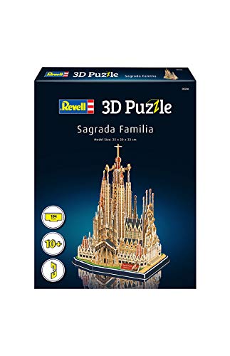 Revell- basílica de la Sagrada Familia, Altura 33,0cm 3D Puzzle, Multicolor (00206)