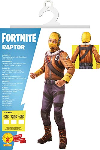 Rubies´s- Official Fortnite Raptor Costume Disfraz, Multicolor (Rubie's 3004519-10)
