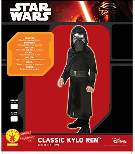 Rubies Star Wars - Disfraz Kylo Ren, para niños, 7-8 años 620260-L