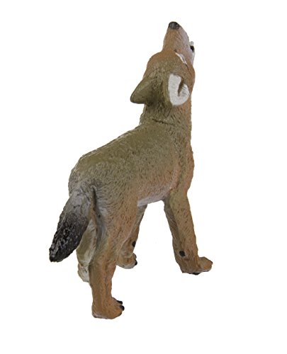 Safari S227129 Wild North American Wildlife Coyote Pup Miniatura de plástico