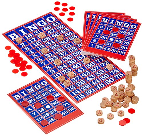 Schmidt Spiele 49089 - Línea Clásica: Bingo (Bloques de números Son de Madera)