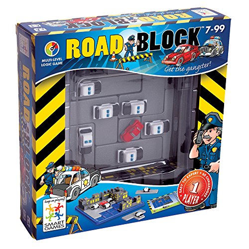 smart games - Road Block: Policías y Ladrones, Juego de ingenio con retos progresivos (SG250)
