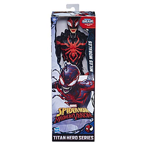 Spiderman- Figura Titan Miles Morales Deluxe (Hasbro E87295X0)