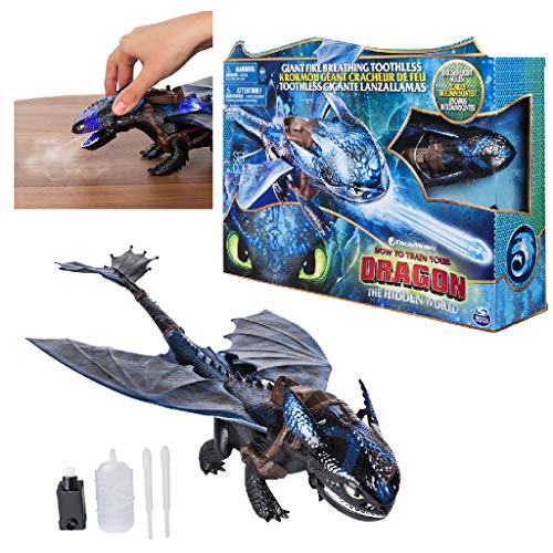 Spin Master- Feature Fire Breathing Toothless Figurine d'Action, Multicolor (6045436)