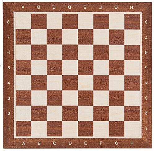 Square - Profesional Tablero de ajedrez Nº 6 - Caoba - Ajedrez de Madera