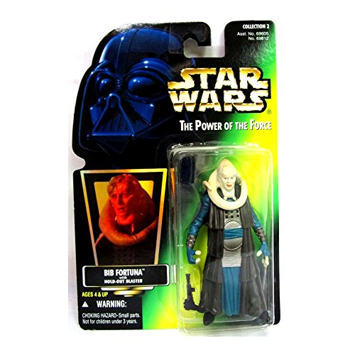 Star Wars 1997 Power of The Force – Bib Fortuna with Hold out Blaster