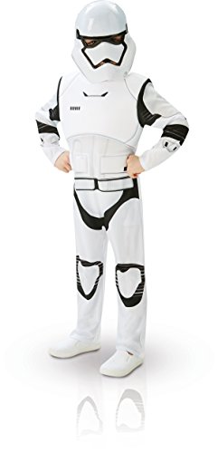 Star Wars - Disfraz de Villain Trooper Deluxe para niños, L (7/8 años) (Rubie's 62026-L)