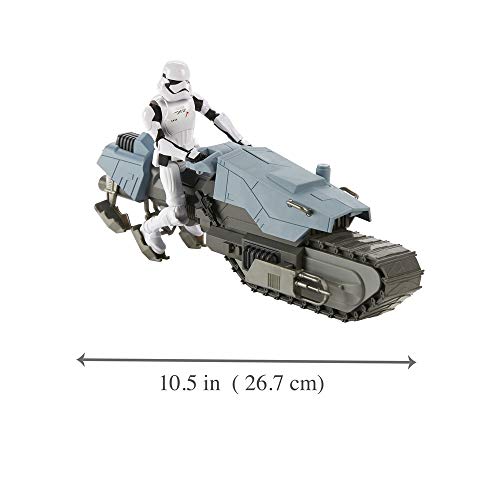 Star Wars - Figura con vehículo Treadspeeders Primera Orden (Hasbro E3030EU4)