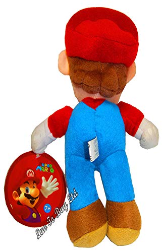 Super Mario (30cm) y Yoshi (27cm) ¡Peluche, Juguetes Suaves, Original, 2 Caracteres Disponibles! (Super Mario_Plush_30cm)