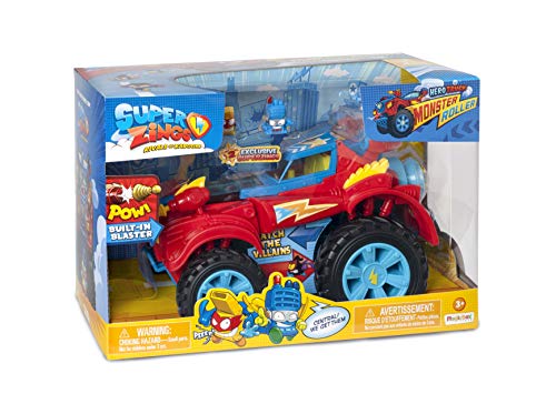 SuperZings- PlaySet Heroe Truck Vehículos y Figuras Especiales, Color rojo, única (Magic Box PSZSP112IN20) , color/modelo surtido