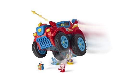 SuperZings- PlaySet Heroe Truck Vehículos y Figuras Especiales, Color rojo, única (Magic Box PSZSP112IN20) , color/modelo surtido