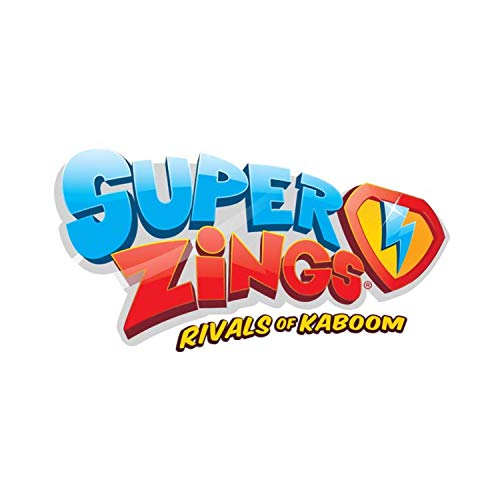 Superzings - Serie 3 - Blíster 5 figuras (1 figura plateada y 4 figuras regulares) + 1 Superslider + 1 Super Rampa exclusiva , color/modelo surtido