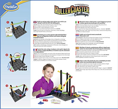 Think Fun- Roller Coaster Challenge Juego de habilidad (Ravensburger 76343) , color/modelo surtido
