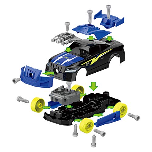 Think Gizmos Juguete Desmontable para los Niños - Construye tu Propio Kit de Juguete para niños y niñas de 3 4 5 6 7 8 + (Coche Roadster)