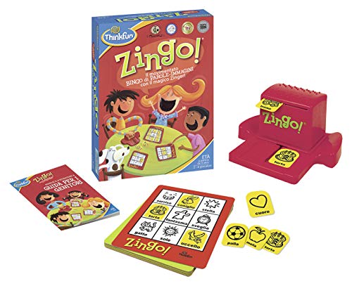 ThinkFun 76324 – Juego para niños con Movimiento Bingo de Palabras, Multicolor