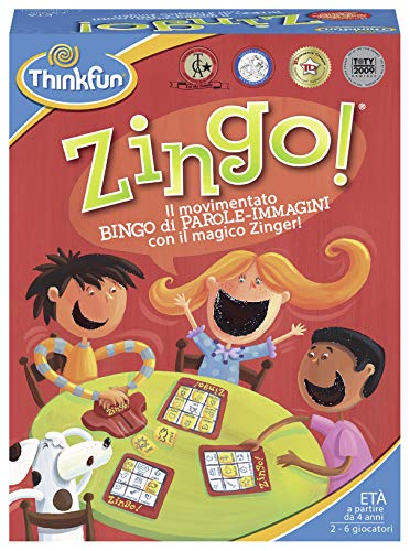 ThinkFun 76324 – Juego para niños con Movimiento Bingo de Palabras, Multicolor
