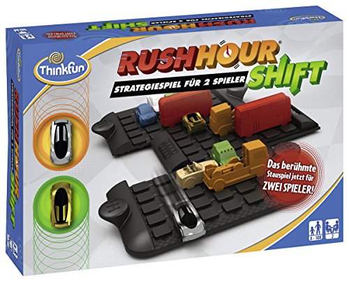 ThinkFun- Nein Rush Hour Shift-Juego de Mesa, Color marrón (Ravensburger Spieleverlag 76306)