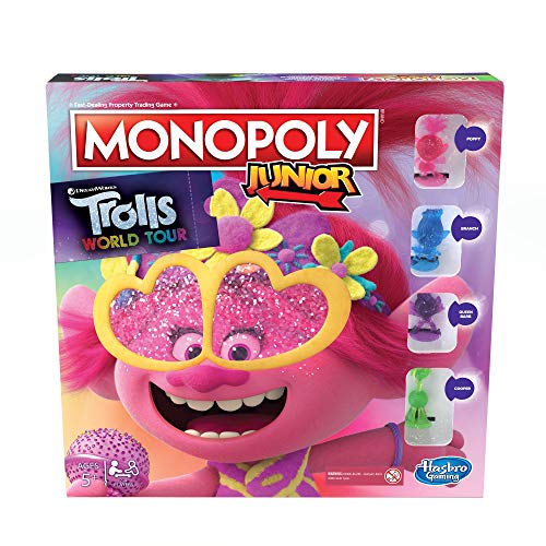 Trolls World Tour Monopoly Junior Juego de Mesa