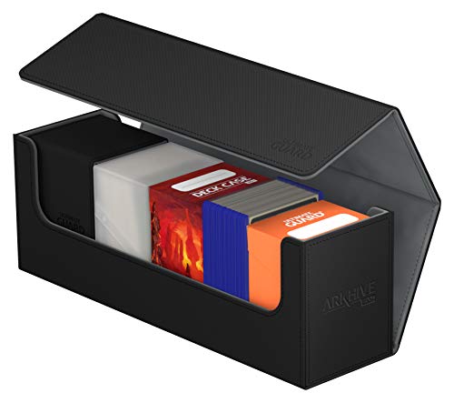 Ultimate Guard Caja para almacenar Cartas Arkhive 400 +. Tamaño estándar XenoSkin, Color ámbar