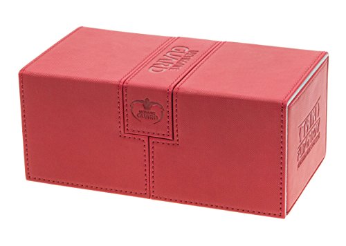 Ultimate Guard Twin Flip´n´Tray Deck Case 200+ Caja de Cartas Tamaño Estándar XenoSkin Rojo