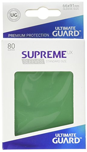 Ultimate Guard ugd010535 UX Supremo Fundas Standard Tamaño Verde (80)