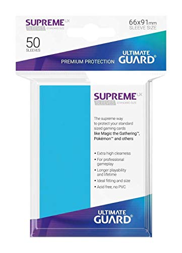 Ultimate Guard ugd010797 UX Supremo Fundas Standard Tamaño Luz Azul (50)