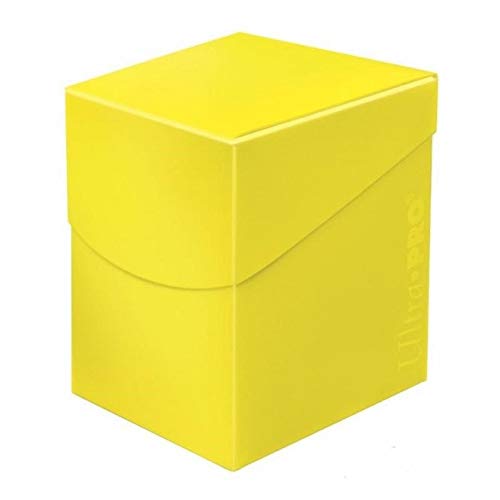 Ultra Pro 85690 Eclipse Pro 100+ Caja de Cubierta, Amarillo limón, color lemon yellow