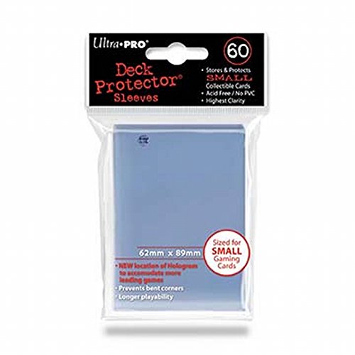 Ultra Pro- Deck – Small Sleeves 60, Clear, Color (E-82962)