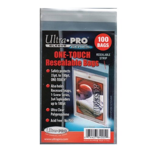 Ultra Pro One Touch - Bolsas de Polietileno resellables (100 Unidades)