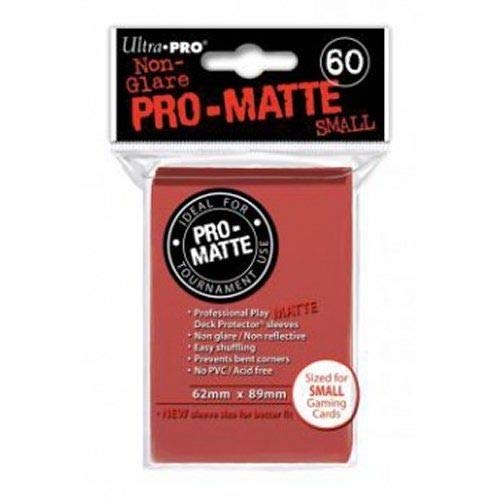 Ultra Pro Sleeves Pro-Matte D10 Card Game (Small, Red) Fundas para Cartas, Color (E-84263)