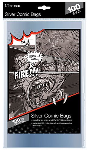 Ultra Pro - Ultro Pro - Comics Silver Size Bags - Lot de 100 - 0074427819767