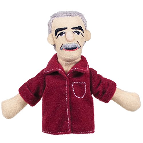 Unemployed Philosophers Guild Gabriel Garcia Marquez Finger Puppet and Refrigerator Magnet - For Kids and Adults