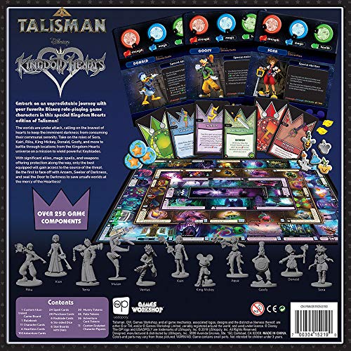USAopoly Juego de Mesa Talisman: Kingdom Hearts Edition. Versión en inglés