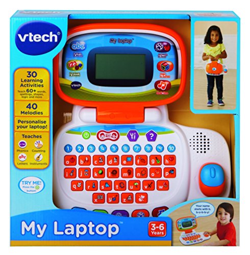 VTech 155403 - Peque ordenador educativo, multicolor, versión inglesa
