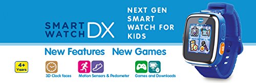Vtech Kidizoom Smartwatch DX- Reloj infantil inteligente, azul