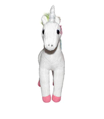 Wild Republic- Unicornio, Esponjoso, Peluche Cuddlekins Mini, White Stars, Blanco, 20 cm, Color (1) , color/modelo surtido
