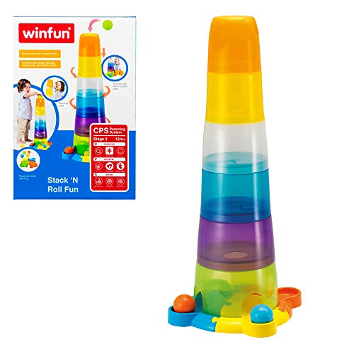 winfun - Torre apilable con juego de bolas (40537)