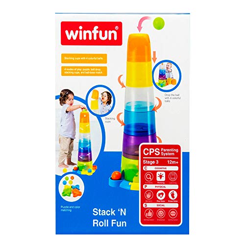 winfun - Torre apilable con juego de bolas (40537)