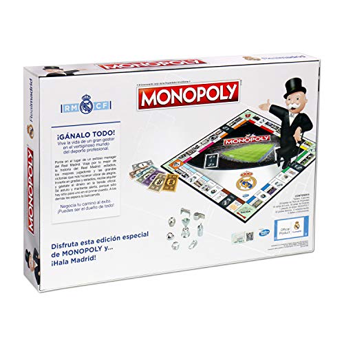 Winning Moves Monopoly Real Madrid CF (63324), Multicolor
