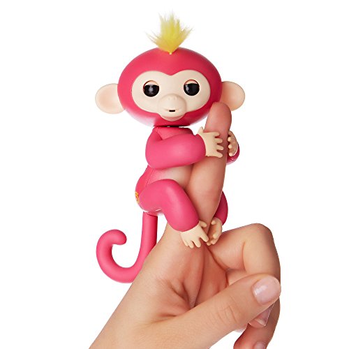 WowWee - Fingerlings Interactivo bebé mono, Rosado (3705)