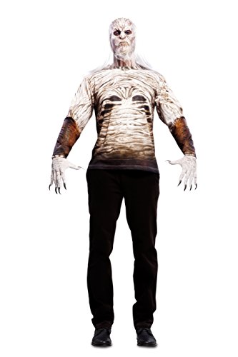 Yiija Fast Fun - Disfraz camiseta Walker, para adultos adulto, talla L, color blanco (Viving Costumes YJ00014)